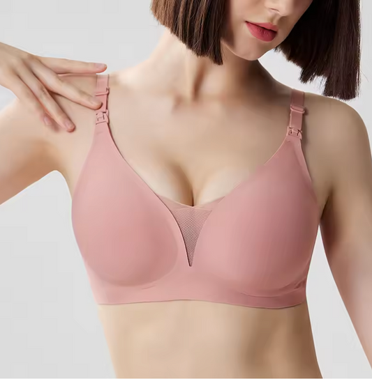 Ella - Mesh Second Skin Nursing Bra (Light Mauve)