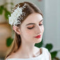 Cameron - Silk Flower Bridal Hair Clip - Available in Silver and Gold
