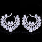 Sage - Silver Cubic Zirconia Bridal Earrings