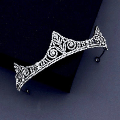 Danika - Silver Cubic Zirconia Bridal Tiara