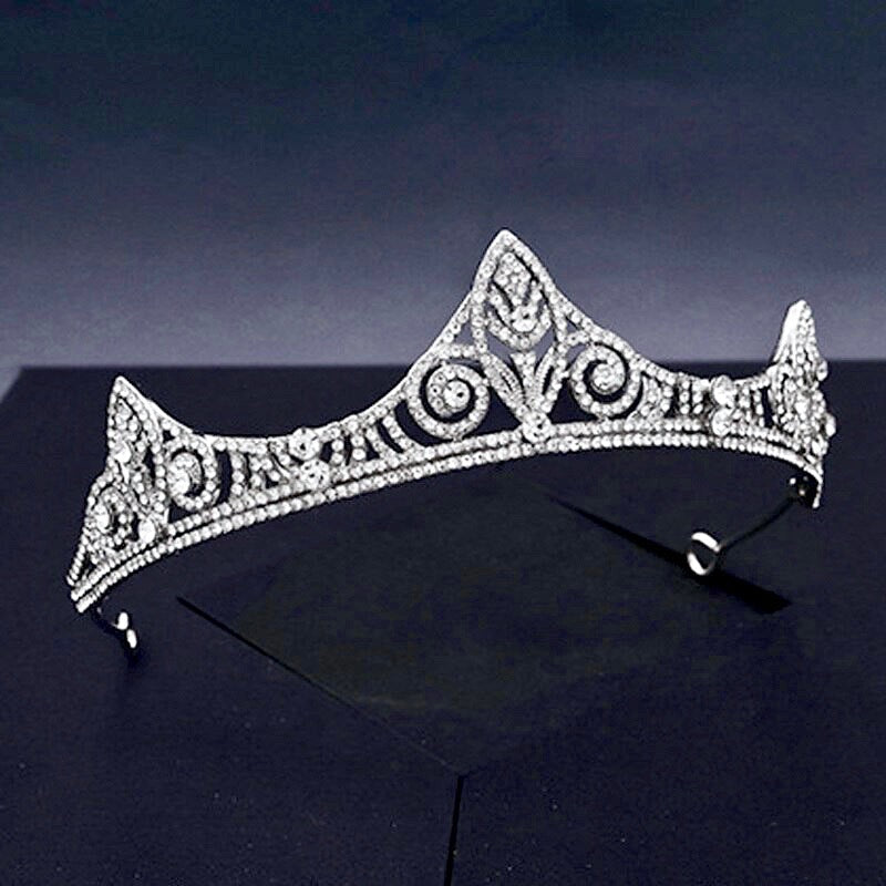 Danika - Silver Cubic Zirconia Bridal Tiara