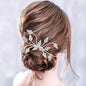 "Rolande" - Silver Crystal Bridal Hair Comb