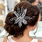 Myah - Crystal Bridal Hair Clip - Available in Silver, Rose Gold and Yellow Gold