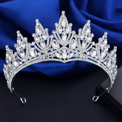 Thyme - Silver Wedding Rhinestone Tiara