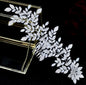 Beatrix - Silver Cubic Zirconia Bridal Headdress