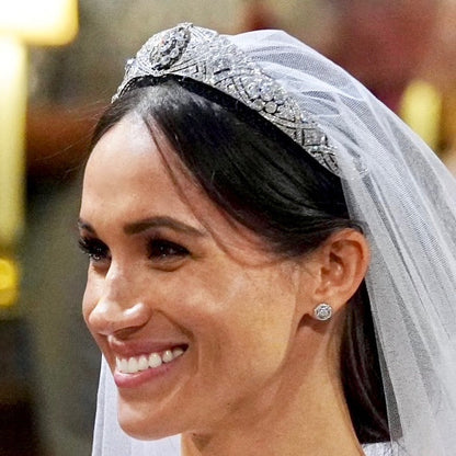 Meghan - Silver Crystal Bridal Tiara