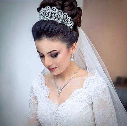Chrysta - Rhinestone Bridal Tiara - Available in Silver, Rose Gold and Yellow Gold