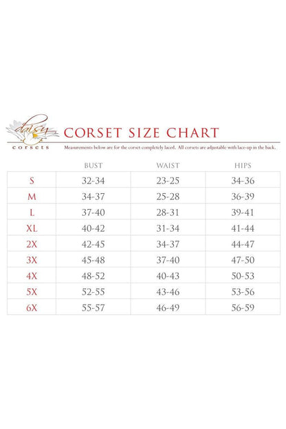Top Drawer 3 PC Black Witch Corset Costume