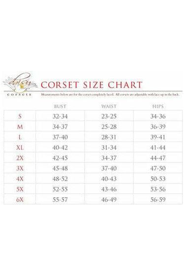 Top Drawer 4 PC Sequin Night Angel Corset Costume