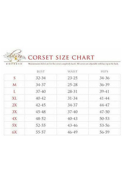 Top Drawer Red Sequin Curvy Cut Waist Cincher Corset
