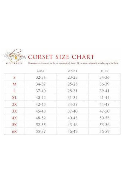 Lavish Celestial Print Mesh Underwire Cincher w/Built In Halter Top