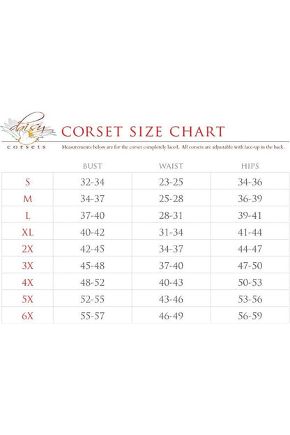 Top Drawer 4 PC White Satin Bunny Corset Costume