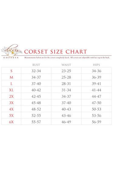 Top Drawer 4 PC Sequin Nurse Corset Dress Costume