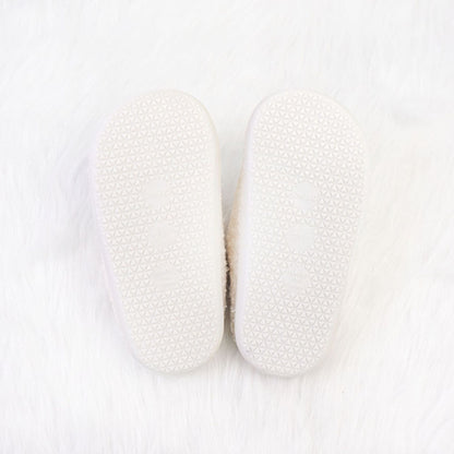 [Sizes 7-8 Remaining] Rainbow Plush Cozy Women's Slippers | Giftable Slip-On Mules House Shoes