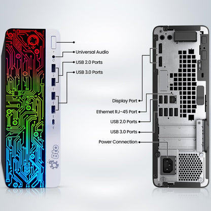 HP ProDesk 600 G3 Business Desktop Intel 3.60GHz with 19 Inch LED