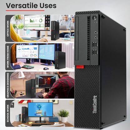 Lenovo ThinkCentre Desktop Intel PC i5-6th 3.6GHz Win11