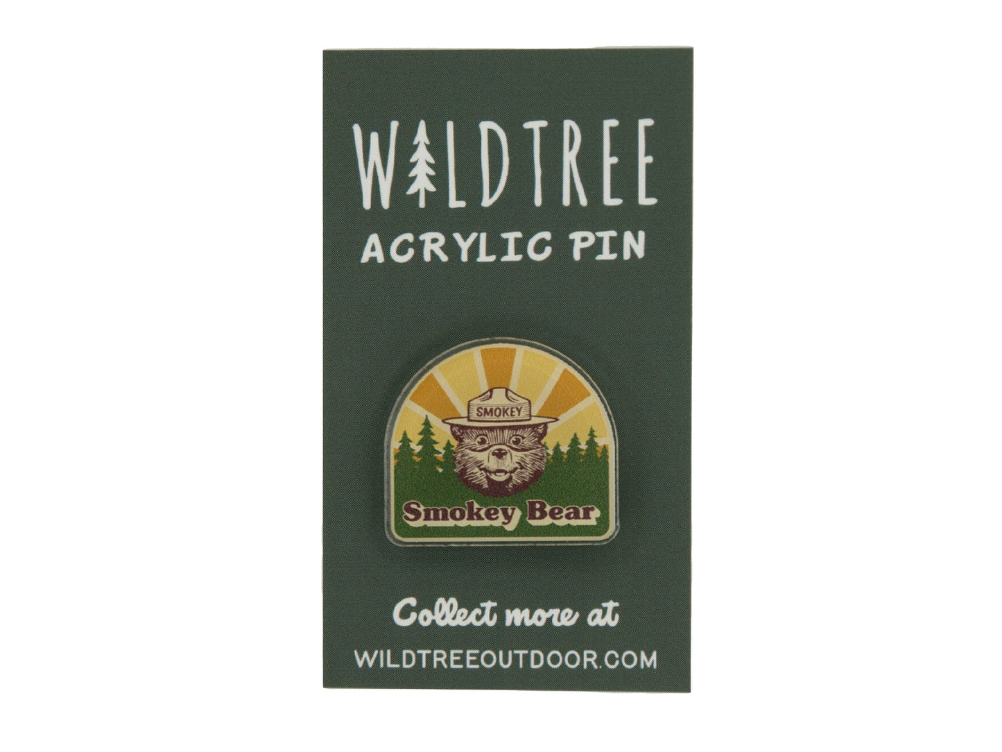 Smokey Bear Acrylic Pin