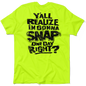 Snap - Safety Yellow Pocket T-Shirt