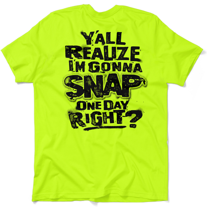 Snap - Safety Yellow T-Shirt