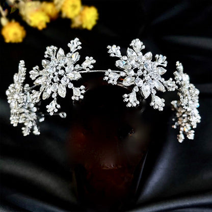 Eira - Winter Snowflake Bridal Headband