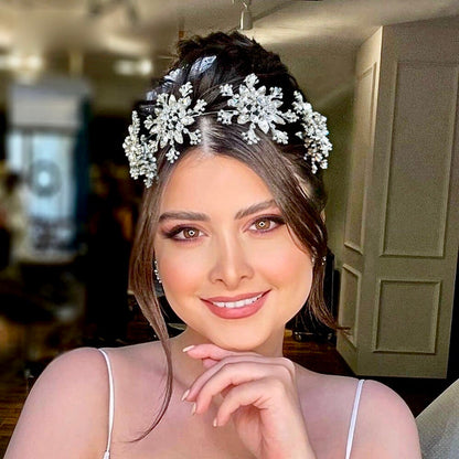 Eira - Winter Snowflake Bridal Headband