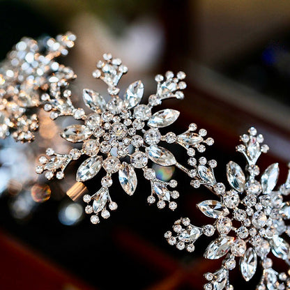 Eira - Winter Snowflake Bridal Headband