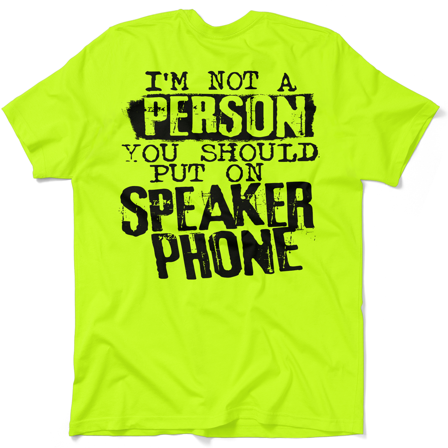 Speaker Phone - Hi-Vis Work Shirt