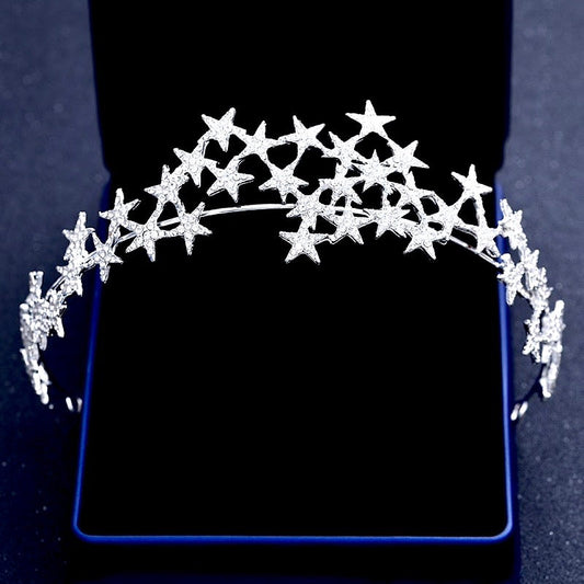 "Étoile" - Star Wedding Tiara / Headband