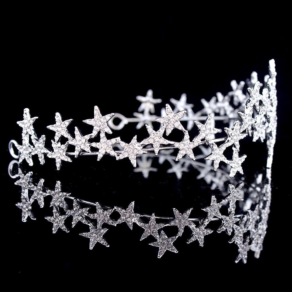 "Étoile" - Star Wedding Tiara / Headband