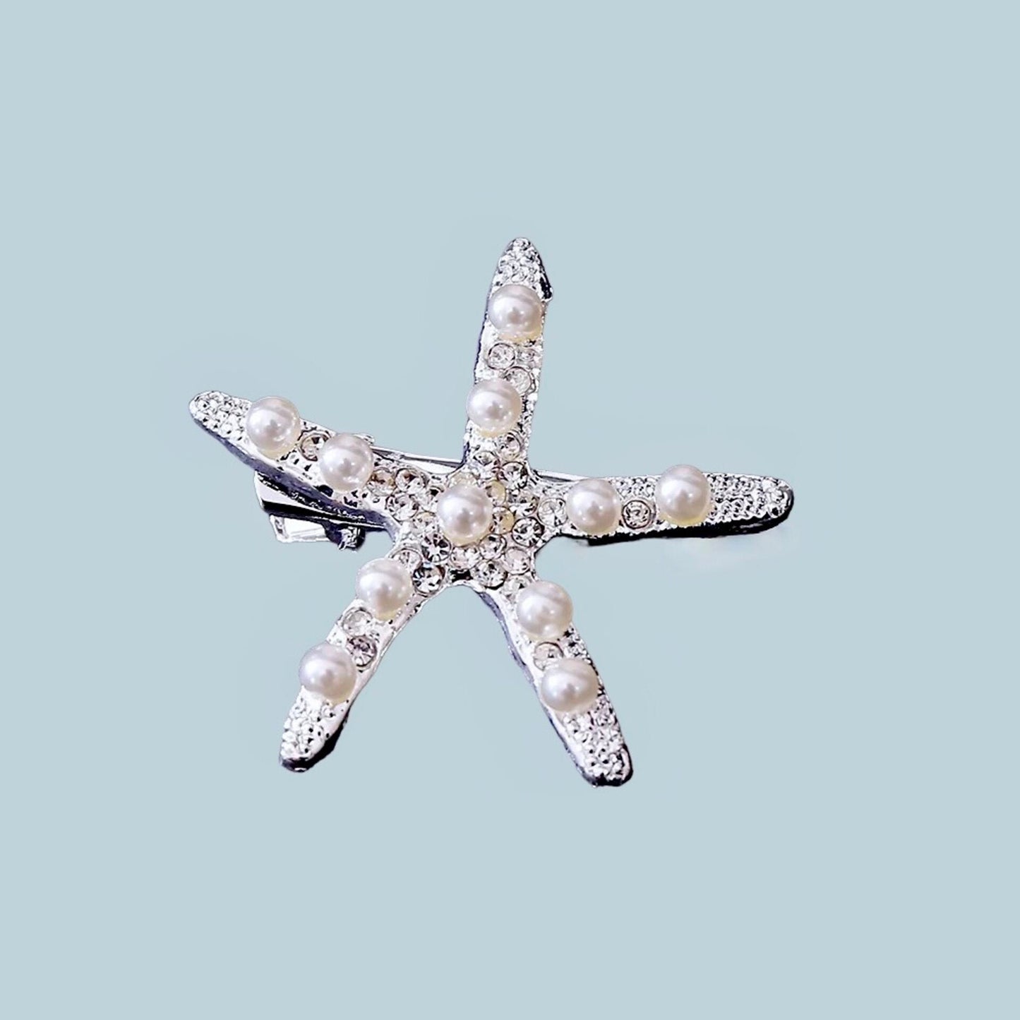 "Alani" - Starfish Bridal Hair Clip - Available in Gold and Silver