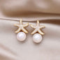 Marbella - Pearl and Crystal Sea Star Bridal Earrings