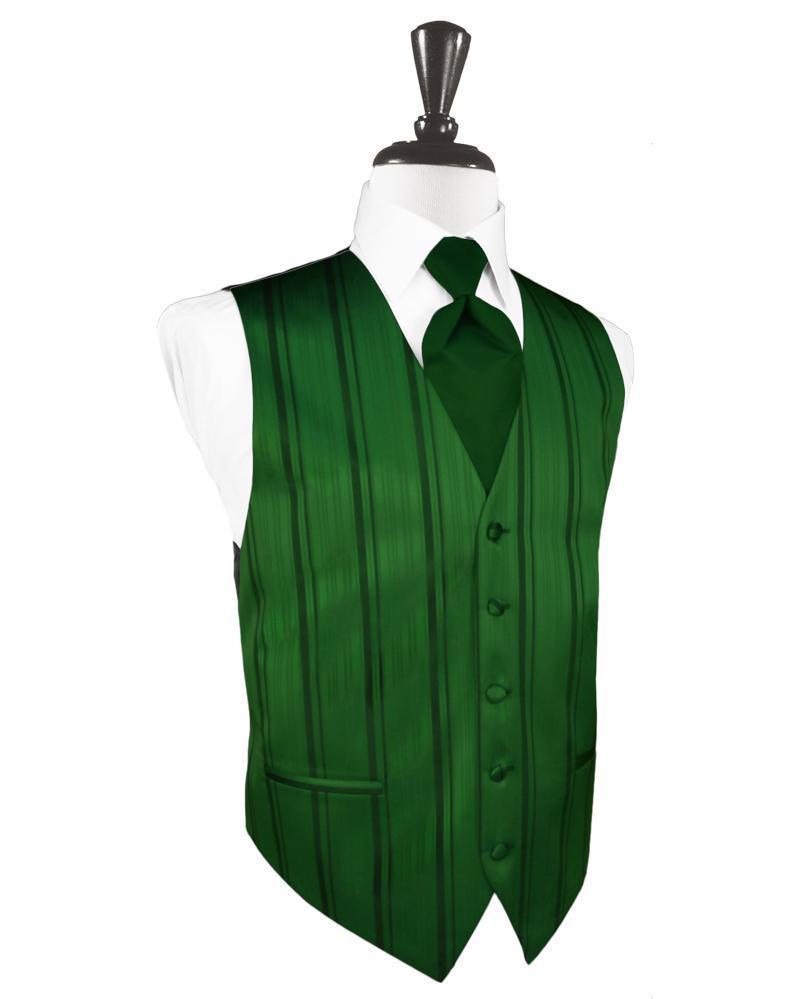 Striped Satin Tuxedo Vest 4