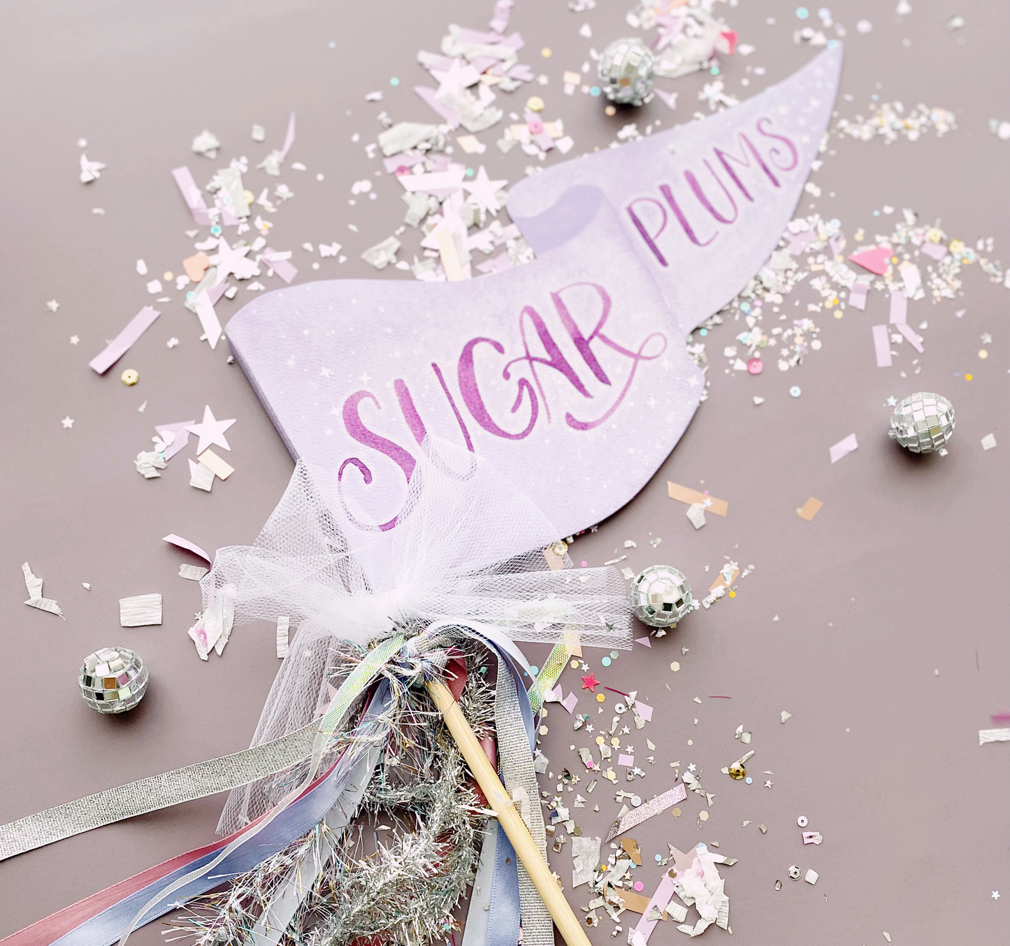 Sugar Plums Party Pennant