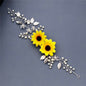 "Summer" - Sunflower Bridal Hair Accessory - Available in Gold and Silver