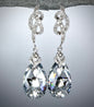 The Knot - Swarovski Crystal Bridal Earrings