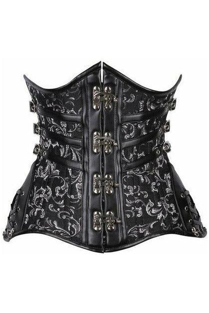 Top Drawer CURVY Steampunk Steel Double Boned Under Bust Corset