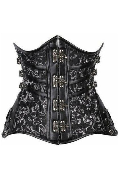 Top Drawer CURVY Steampunk Steel Double Boned Under Bust Corset
