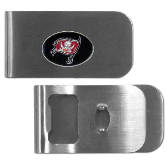 Tampa Bay Buccaneers Bottle Opener Money Clip