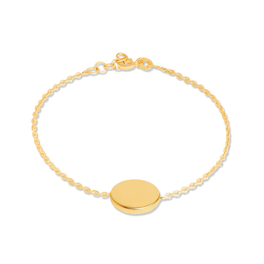 Mysha Personalized Eternal Initial Circle Bracelet