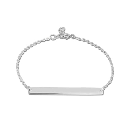 Mysha Personalized Bar of Strength Pendant and Bracelet Set