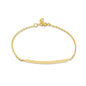 Mysha Personalized Curved Bar Bracelet