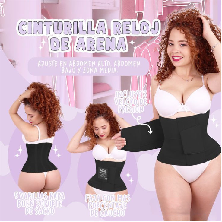 Hourglass Waist Trainer Body Girdle FAJAS MODA KING PERU Women Body Shaper Waist Shapewear