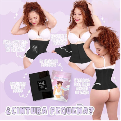 Hourglass Waist Trainer Body Girdle FAJAS MODA KING PERU Women Body Shaper Waist Shapewear