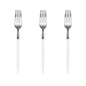 Trendables Forks White/Silver | 480 Count