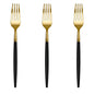 Trendables Forks Black/Gold | 480 Count
