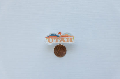 Utah State Acrylic Pin
