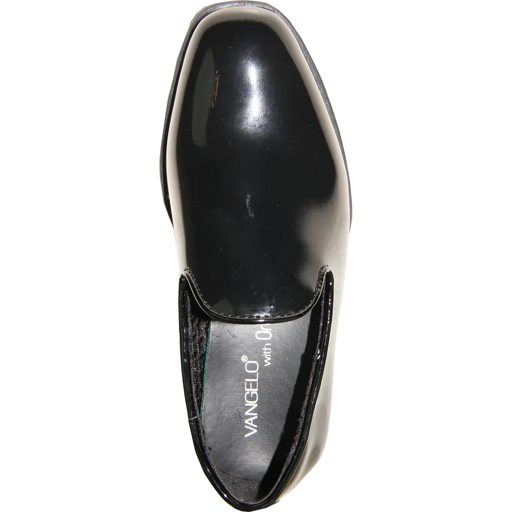 VANGELO Boy VALLO-3KID Dress Shoe Formal Tuxedo for Prom & Wedding Black Patent