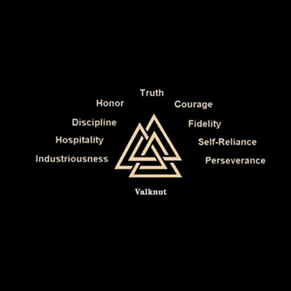 Valknut And Vegvisir Stainless Steel Viking Pendant