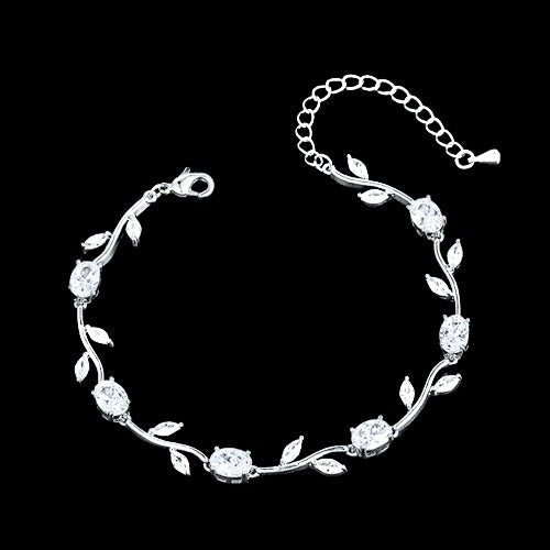 Bethany - Cubic Zirconia Bridal Bracelet - Available in Silver, Rose Gold and Yellow Gold