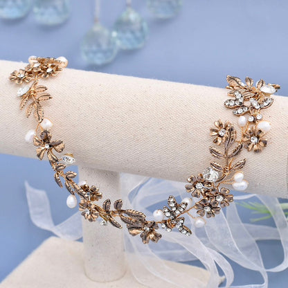 Avalon - Vintage Pearl and Rhinestone Bridal Headband